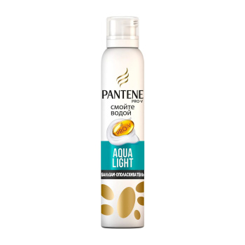 яяяБальзам-ополаскиватель PANTENE PRO-V Воздушная пенка Аква Лайт 180мл (P&G) *1/6