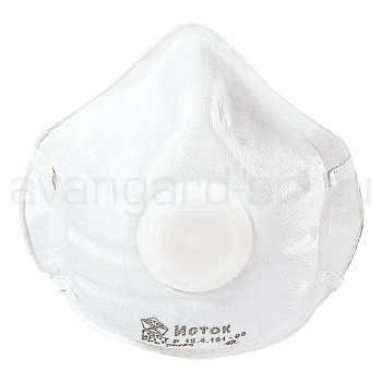 Респиратор формованный с клапаном Исток-1ФК FFP1 арт. РЕС010-И (10025) *1/10