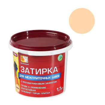 Затирка акриловая для швов 1.7 кг КОЛЛЕКЦИЯ, карамель
