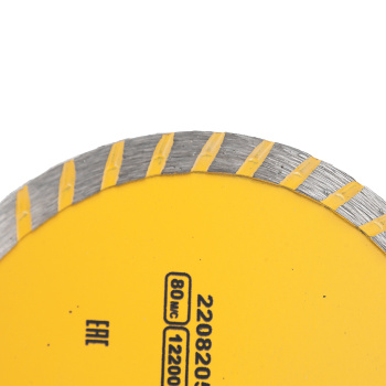 Диск алмазный 125*22,00*2,3мм турбо по бетону/кирпичу (2208205) Korvus *1/50/100