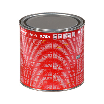 Эмаль алкидная белая полуматовая 0,75 л PARADE А2 универсальная *16576