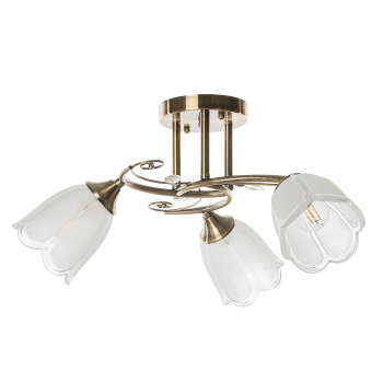 Люстра Verner Lighting А1435/3, 40 Вт, Е14, 3 лампы, античная бронза