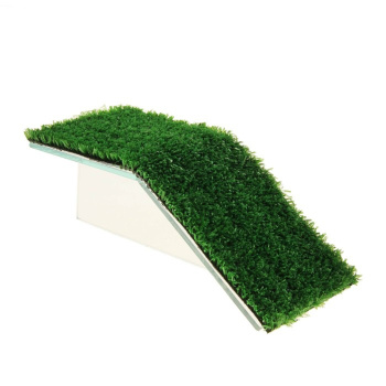 Мостик для черепахи №1 с травой, 200*100*65 мм 1011625