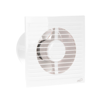 Вентилятор 125 Е C-02 ERA (Ø125мм, тяговый выкл, обратный клапан, 140м3/ч 180*180) *1