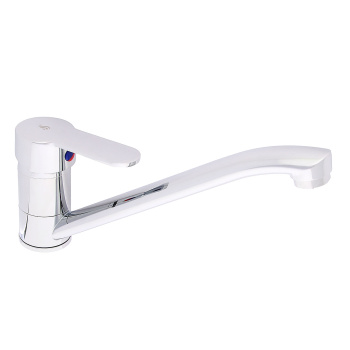 Смеситель для кухни ЦС-СМ 27ш D35 М40 без шлангов, длинный излив (Подольск) *1/10