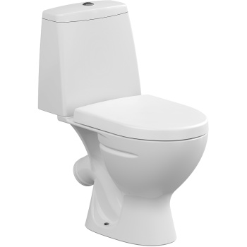 Унитаз-компакт Cersanit Star, косой выпуск, 2 режима, сиденье с микролифтом