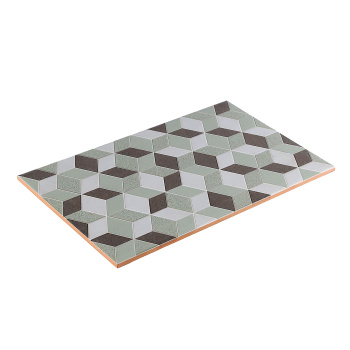 Плитка декоративная Шахтинская плитка Веста 02, 250х400х7 мм, зеленый