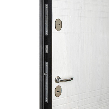 Дверь входная 2050х960х110 мм Форпост Норд, левая, ясень белый