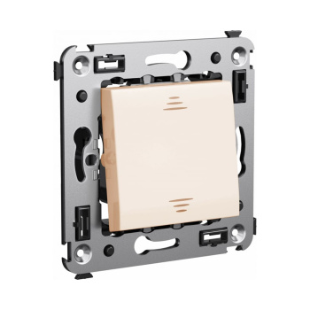 яяяВыключатель "Avanti" СП 1кл. "Ванильная дымка" ДКС 4405103 *