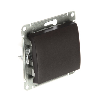 Механизм выключателя 1-кл. СП GLOSSA 10А IP20 10AX шоколад SchE GSL000811