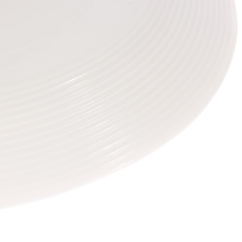 Тарелка стеклокерамика DECO Белая б/рис. мелкая d19см LMP75  *6/48