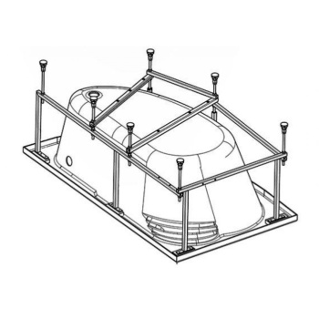 Рама-каркас к ванне "Style" 160 (в компл. со сборочным пакетом) левая Domani-Spa *1