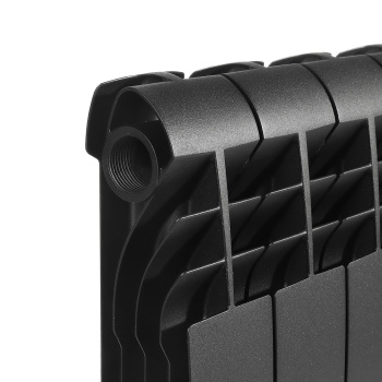 Радиатор биметаллический 8 секций Royal Thermo BiLiner, 500 мм, черный