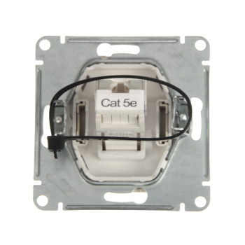 Механизм розетки компьютерной ATLAS DESIGN RJ45 шампань SchE ATN000583