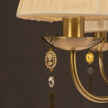 Люстра IL0023-3PSQ-24 AB CASTOR 40Вт Е14 S=18м2 *1