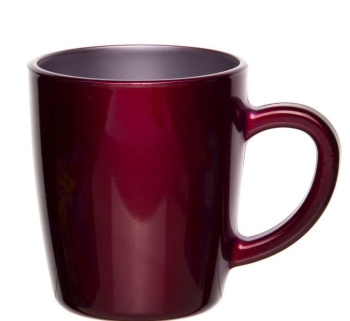 яяяКружка стекло 340мл "Металлик Вишня" 55531SLBD45 "Pasabahce" (г.Бор) *12