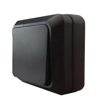 Выключатель "Олимп" ОП 1кл. черный  10А IP20 UNIVersal 2209 *10/200