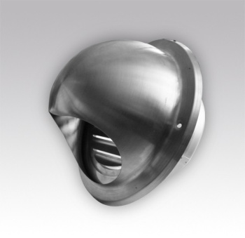 Выход стенной металлический Ø125мм (фланец) 12,5ВМ Эковент *1/8