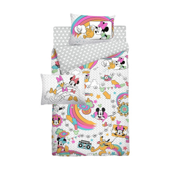 Постельное белье детское 1,5сп поплин DISNEY 25072+8419/3 01 1551 нав 50*70 *1