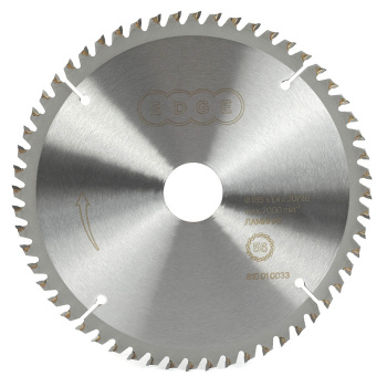 Диск пильный 185*30/20мм 56 зубьев по ламинату (810010033)  EDGE PATRIOT *1/10