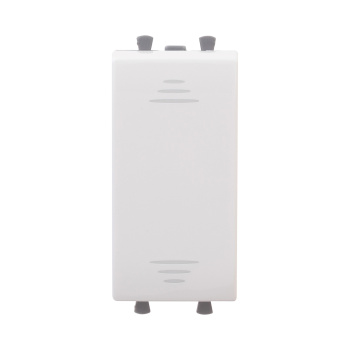 яяяПереключатель 1мод. 16А Avanti "Белое облако" ДКС 4400111